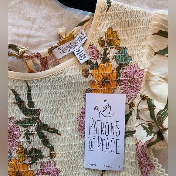 NWT Patrons of Peace Cream Dress - Picture 4 of 5